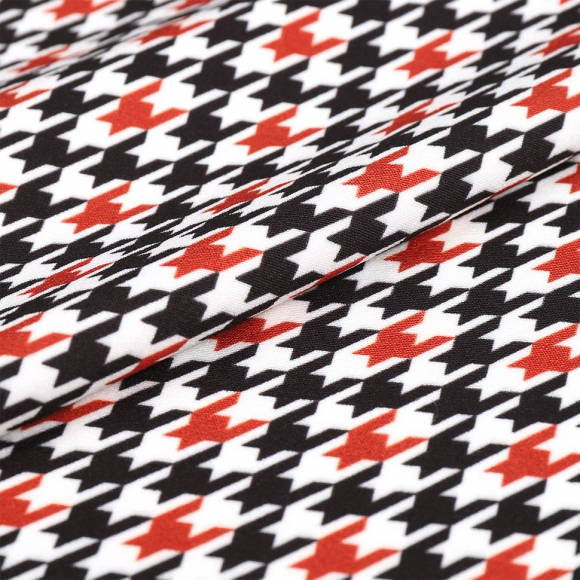 Ткань Барби 200 г/м? 95% полиэстер, 5% лайкра шир.148 см арт.Bar.pr.0419.5 цв.05 гусиная лапка рул.25м