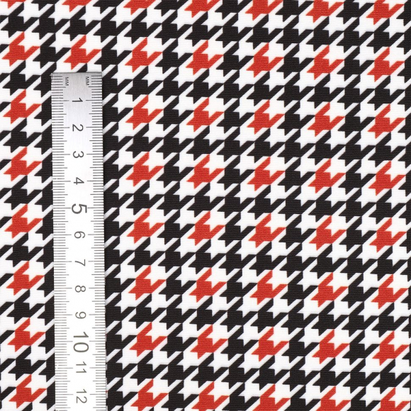 Ткань Барби 200 г/м? 95% полиэстер, 5% лайкра шир.148 см арт.Bar.pr.0419.5 цв.05 гусиная лапка рул.25м