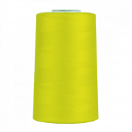 Нитки швейные 40/2 полиэстер 5000 ярд цв.123 желтый MAX