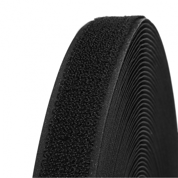 Липучка гибридная 2 в 1 TBY 25мм цв.черный уп.25м Липучка гибридная 2 в 1 TBY 25мм цв.черный уп.25м