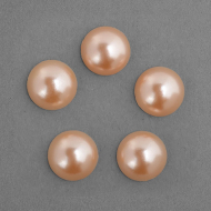 Полужемчужины перламутр Круг, арт.TBY-1908-07, 8 мм цв.07 персиковый уп.500г