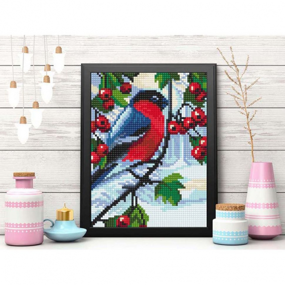 166094_Картина стразами "Зимнее чудо"