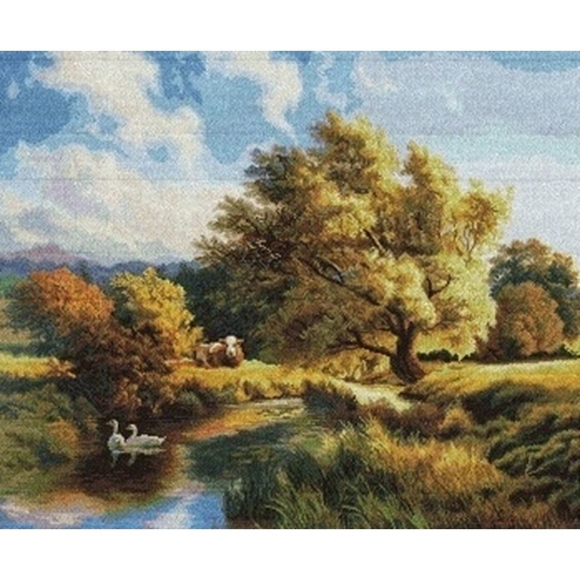 Набор для вышивания мулине НИТЕКС арт.0112 Пастораль 49,5х41 см