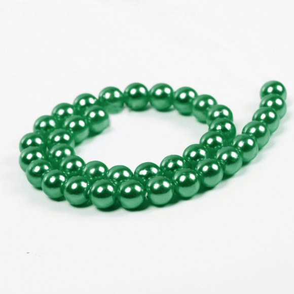 Бусины MAGIC 4 HOBBY круглые перламутр 6мм цв.035 изумруд уп.50г (483шт) Бусины MAGIC 4 HOBBY круглые перламутр 6мм цв.035 изумруд уп.50г (483шт)