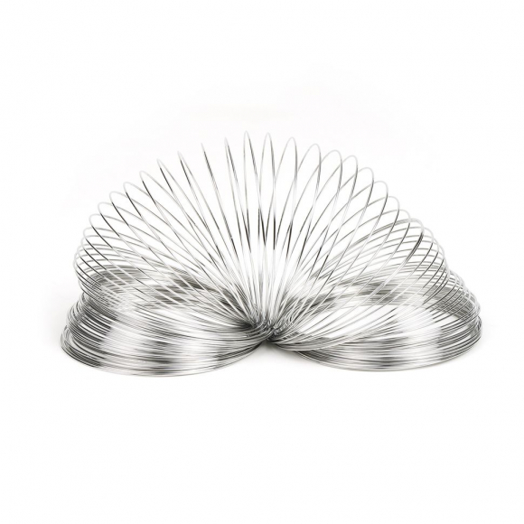 Проволока с Памятью "Мемори" стальная для браслетов ?0,6мм арт.ТВ HET-17 цв.никель 100 витков