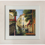 Набор для вышивания LUCA-S арт. B240 Венеция в цветах 28х28 см Набор для вышивания LUCA-S арт. B240 Венеция в цветах 28х28 см