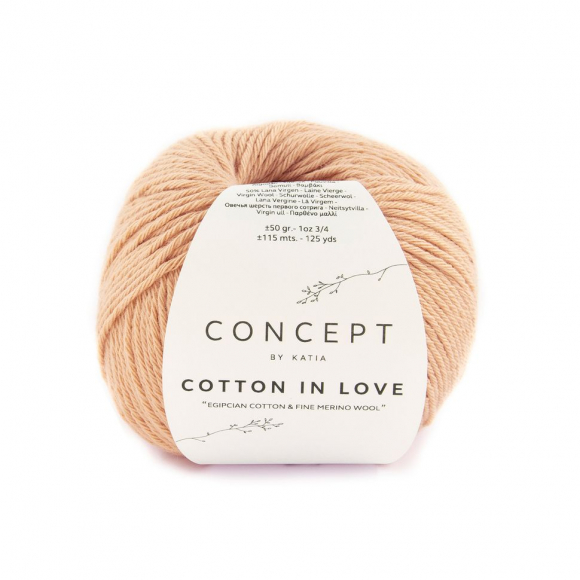 175750_Пряжа Cotton in Love, 50% хлопок, 50% мериносовая шерсть, 50 г, 115 м