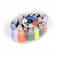 Набор швейных ниток 100 Экстра (40/2)  200 м уп.24 шт ассорти