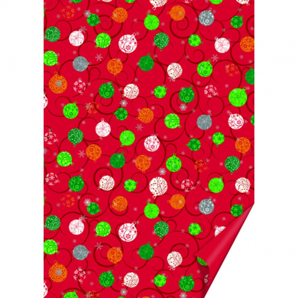 83378_Бумага "Рождественские шары"