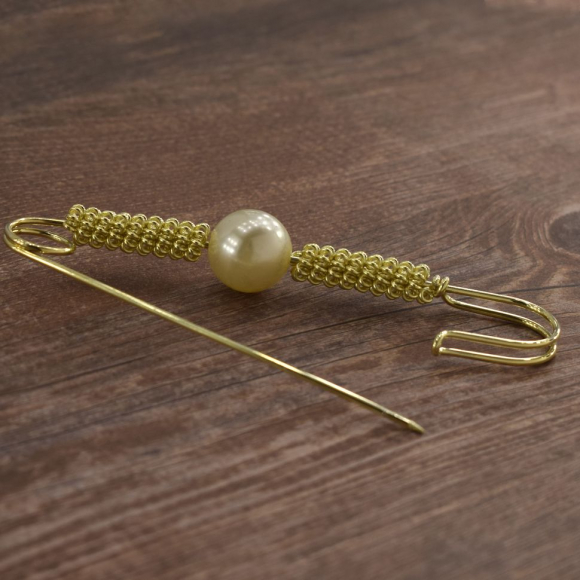 172265_Брошь Sandra, размер 00, цвет COL.NAT