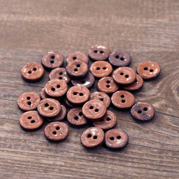 Пуговицы CONCEPT, размер 18, кокос, цвет COL.7 пыльная роза