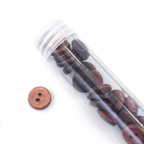 Пуговицы CONCEPT, размер 18, кокос, цвет COL.7 пыльная роза