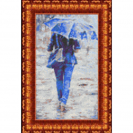 Набор для вышивки с нанесенным рисунком КАРОЛИНКА арт. КТКН-135(р) К судьбе 15х30 см