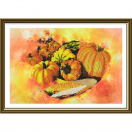 Набор для вышивания бисером НОВА СЛОБОДА арт.НК2302 Дары осени 42х28 см