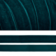 Лента бархатная арт.TBY.LB2039 нейлон шир.20мм цв.т.зеленый уп.20м