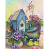 Кристальная мозаика на холсте ФРЕЯ арт.ALVK-18 Уютный уголок 50х40 см