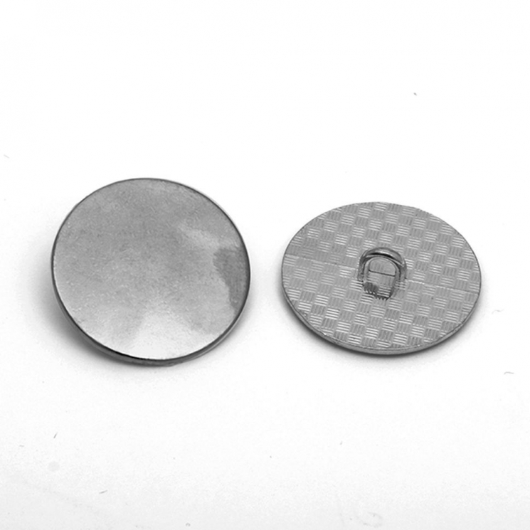 Пуговицы металл TBY.LL2269 цв.т.никель 40L-25мм, на ножке, 50 шт