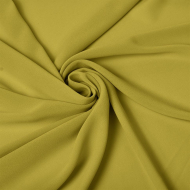 Ткань креп-шифон арт.TBY.8021-190 плот.105г/м2 100% ПЭ шир. 150см цв.190 горчица уп.5м