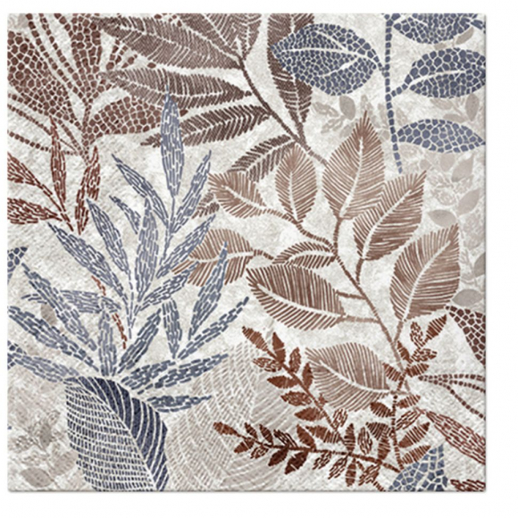 172095_Салфетки трехслойные для декупажа, коллекция "Lunch" PAW Decor Collection "Листья синие" 172095_Салфетки трехслойные для декупажа, коллекция "Lunch" PAW Decor Collection "Листья синие"