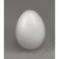 37218_Форма из пенопласта для хобби "Яйцо", длина 60 мм