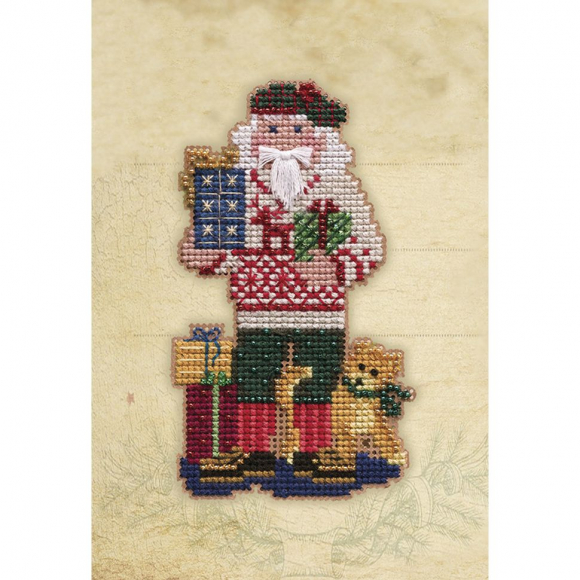 Набор для вышивания MILL HILL Рождественские подарки 5х12 см