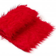 Мех Длинный ворс арт.КЛ20660 М-1015 50х56см (±1,0см), красный