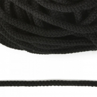 Шнур круглый полиэфир 07мм арт.1с-70 цв.черный уп.100м