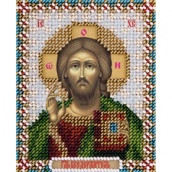 Набор для вышивания PANNA арт. CM-1819 Икона Господа Вседержителя 8,5х11 см