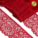 Кружево-стрейч KRUZHEVO арт.TBY.YSTL00839/N шир.90мм цв.S059 темно-красный уп.25м