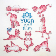 Набор для вышивания МАРЬЯ ИСКУСНИЦА арт.07.002.18 Йога для всех 26х26 см