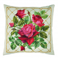 Набор для вышивания МАРЬЯ ИСКУСНИЦА арт.14.001.37 Наволочка Красные розы 40х40 см