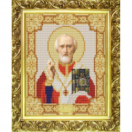 Рисунок на ткани (Бисер) КОНЁК арт. 9112 Св. Николай 15х18 см