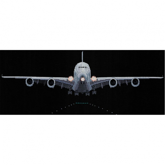 Набор для вышивания СДЕЛАЙ СВОИМИ РУКАМИ арт.В-32 Взлётная полоса 59х22,5 см