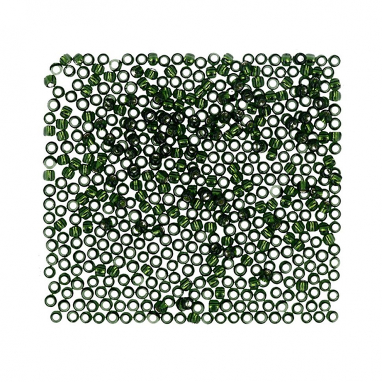 Бисер Япония "TOHO" 10/0  круглый 2  2.4 мм 5 х 5 г №0037 травяной