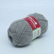 Пряжа для вязания ТРО Подмосковная (50% шерсть, 50% акрил) 10х100г/250м цв.8074 меланж (св.серый)