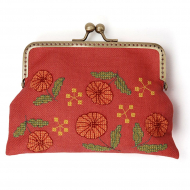 Набор для вышивания крестом XIU CRAFTS арт.2860302 Кошелек Восхищаюсь цветами 13х15 см