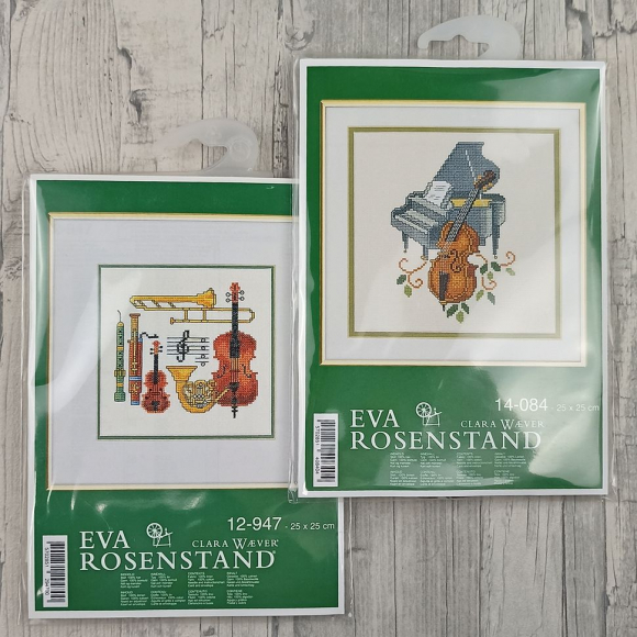 Набор для вышивания "Пианино и контрабас"