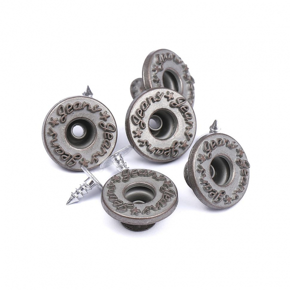 Пуговицы джинсовые сталь 17мм TBY-1355 цв.античная медь уп.100шт Пуговицы джинсовые сталь 17мм TBY-1355 цв.античная медь уп.100шт