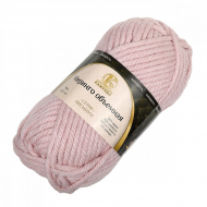 Пряжа для вязания КАМТ Меринго объемная (20% меринос, 20% шерсть, 56% акрил, 4% лайкра) 4х150г/90м цв.075 пудра св.