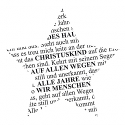 127705_Штамп на деревянной основе "Alle Jahre wieder"
