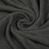 Ткань трикотаж Футер 3х нитка петля хлопок 310г пенье 180см антрацит рул.35-60м рул.35-60м