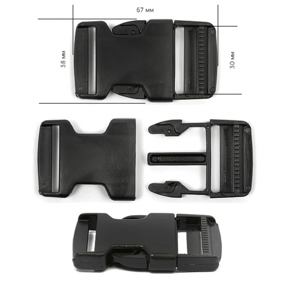 Фастекс 30мм черный уп.200шт