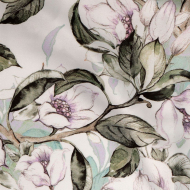 Ткань шелк Армани креп 90 г/м? 97% полиэстер, 3% лайкра шир.148 см арт.T.0297.2 цв.02 сиреневый рул.25м