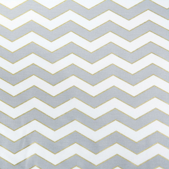 Ткань ранфорс с глитером Зиг-заг, арт.WH 20558-v03, 130г/м?,100% хлопок, шир.240см, цв.серый/золото, рул.30м Ткань ранфорс с глитером Зиг-заг, арт.WH 20558-v03, 130г/м?,100% хлопок, шир.240см, цв.серый/золото, рул.30м