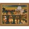 Картина 3D мозаика с нанесенной рамкой Molly арт.KM0642 Рим. Ватикан (29 цветов) 40х50 см