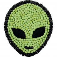 Набор для вышивания KLART арт. 10-009 Брошь. Инопланетянин 4,5х5 см