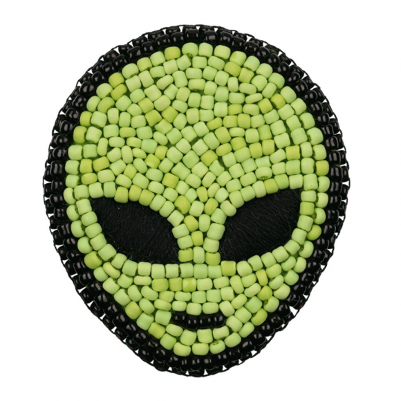 Набор для вышивания KLART арт. 10-009 Брошь. Инопланетянин 4,5х5 см