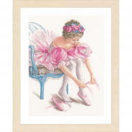 Набор для вышивания LANARTE арт.PN-0171419 My first dance 27х36 см