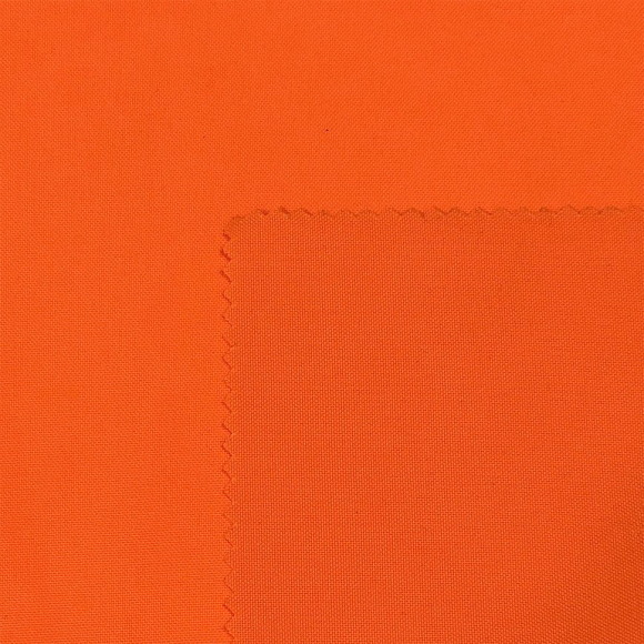 Ткань габардин TBYGab-163961 150г/м2 100% полиэстер шир.150см цв.неон оранжевый рул.50м