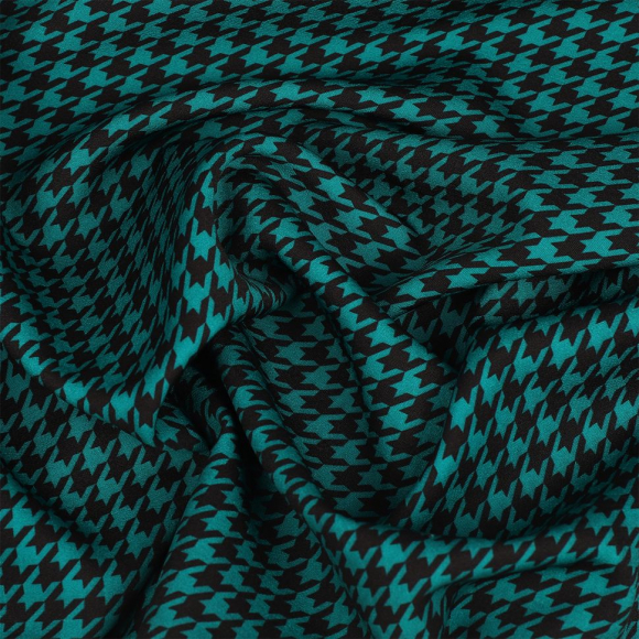 Ткань Барби 200 г/м? 95% полиэстер, 5% лайкра шир.148 см арт.Bar.pr.0419.6 цв.06 гусиная лапка рул.25м